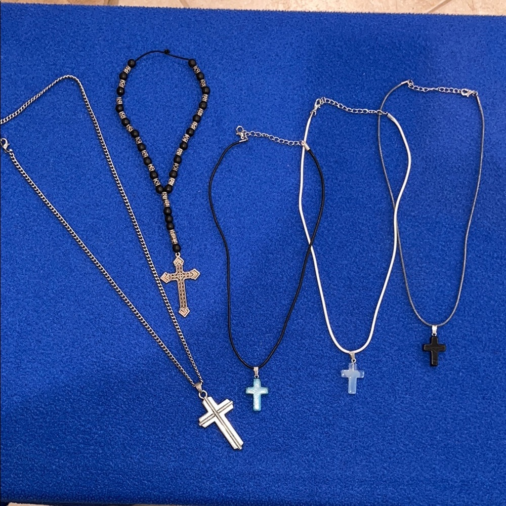 Cross Pendant Necklace Collection 1-236